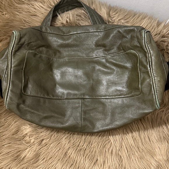 Marc Jacob’s totally turnlock Benny Satchel Leather Shoulder bag meduim - Picture 9 of 10